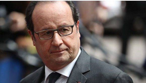 Presidente francés, François Hollande. Foto: Archivo.