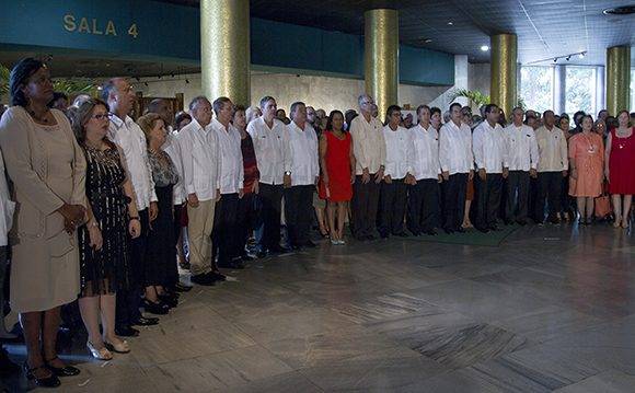 Firman juramento con la patria 33 nuevos embajadores de la República de Cuba. Foto: Ladyrene Pérez/ Cubadebate.