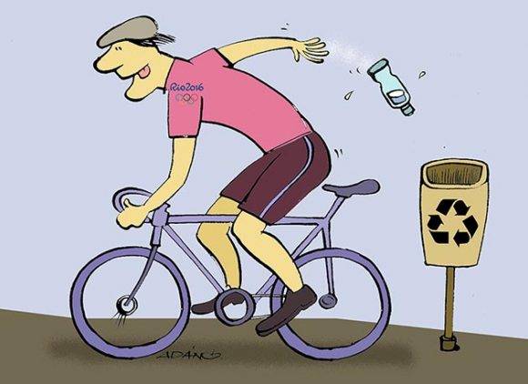 Ciclismo ecológico. Autor: Adán / Cubadebate