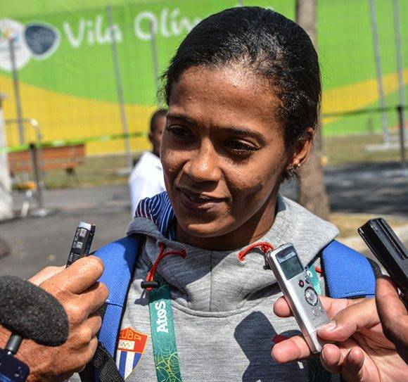 Dayaris Mestre luchará por ser la primera medallista de Cuba en Rio Foto: ACN/ Marcelino Vázquez.