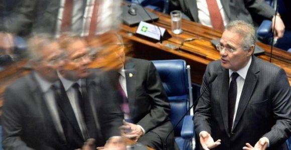 El presidente del Senado brasileño, Renán Calheiros, es uno de los que acumula más investigaciones. Foto: EFE