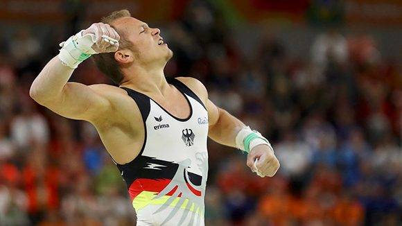 Fabian Hambüchen se convierte en campeón olímpico a sus 28 años. 