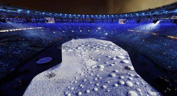Ceremonia inaugural de Rio 2016. Foto: Reuters.