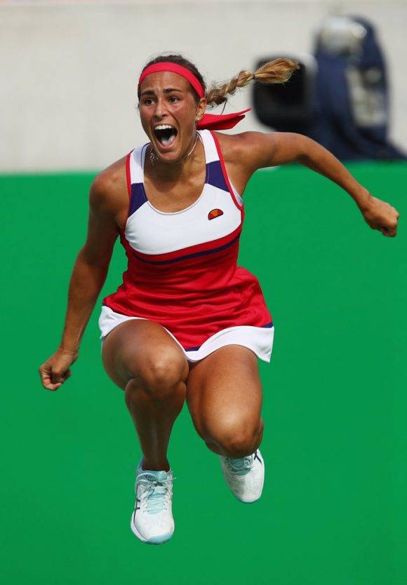 Mónica Puig, Puerto Rico, Campeona Olímpica del Tenis, primer Oro de Puerto Rico en la historia de los JJOO.