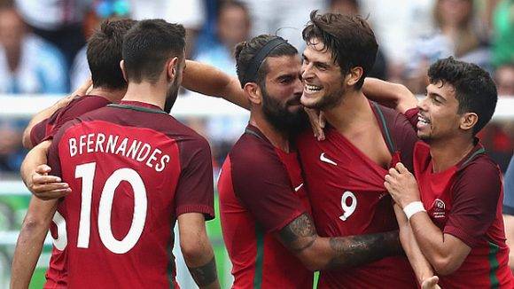 Portugal celebra el triunfo antre Honduras. Foto: Getty Images.