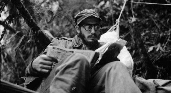 Fidel en la Sierra Maestra.