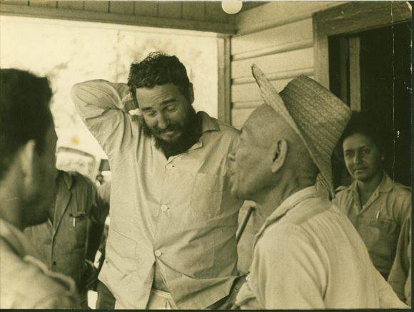 El chino Eulogio y Fidel. Foto: Korda