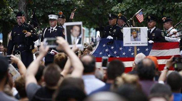 Estados Unidos recuerda el 15 aniversario de los atentados. Foto: EFE.