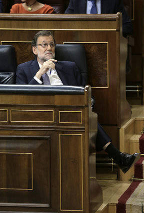 Rajoy en el Congreso. Foto: EFE.