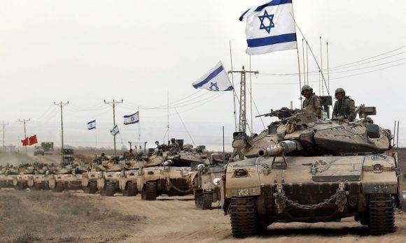 Tanques israelíes. Foto tomada de Taringa.