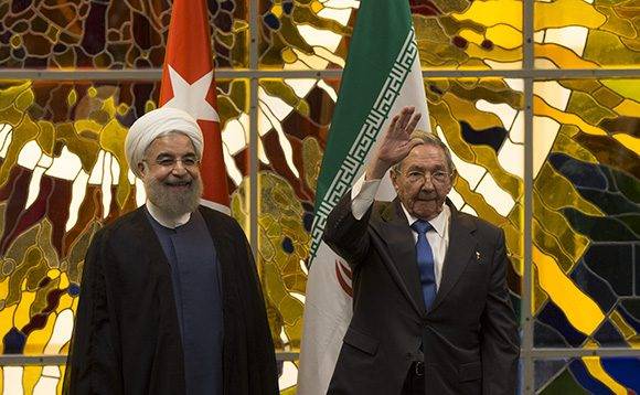 Encuentro entre Raúl y Hassan Rouhani, Presidente de la República Islámica de Irán. Foto: Ismael Francisco/ Cubadebate