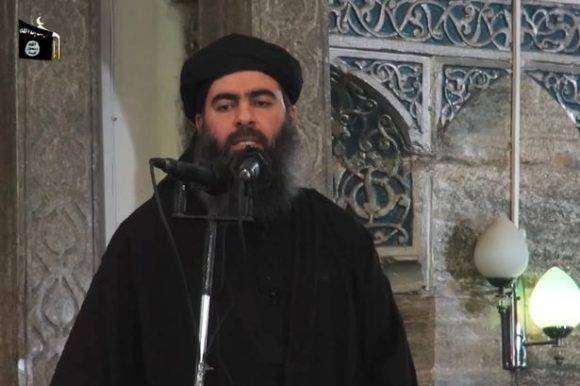 Abu Bakr al-Baghdadi, máximo líder del Estado Islámico. Foto tomadad e 