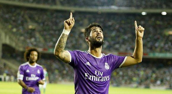 Isco fue el mejor del Real Madrid con un doblete. Foto. Ramón Navarro/ Marca. 