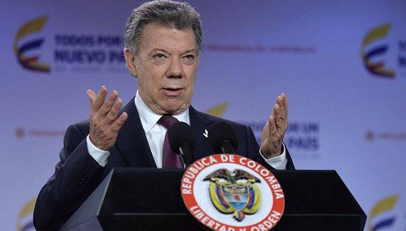 Juan Manuel Santos. Foto: AFP. 