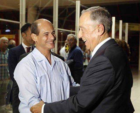 Presidente portugués llegó a Cuba
