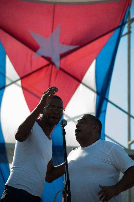 Jóvenes reclusos brindaron su arte junto a Silvio en el Combinado del Este. Foto: Ivan Soca / Cubadebate