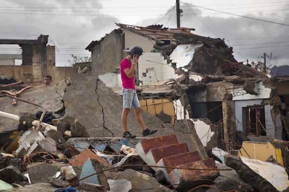 Daños en Baracoa. Foto: Ramón Espinosa/ AP