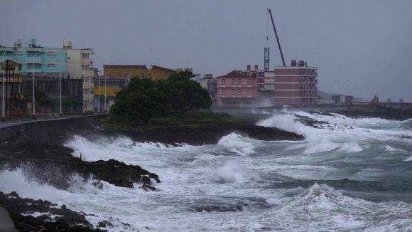 Fuertes vientos y lluvias debido al huracán Matthew cerca de Baracoa (Cuba). Foto: Ramón Espinosa/ AP
