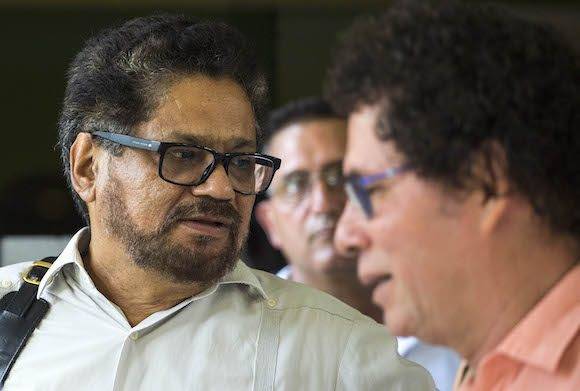 Ivan Marquez, el jefe negociador por las FARC. Foto: Desmond Boylan/ AP