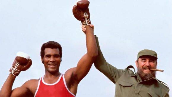 Siempre fue un fiel seguidor de las hazañas deportivas de los atletas cubanos. Foto: Archivo.