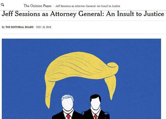 Jeff Sessions new york Times