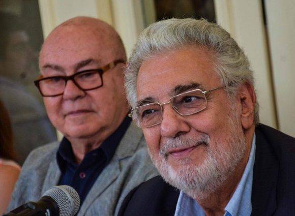 Placido Domingo arrives in Cuba for concert