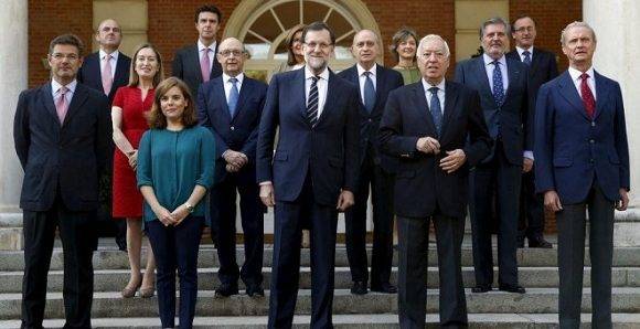 El Ejecutivo de Rajoy. Foto: Archivo.
