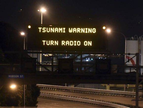En Nueva Zelanda, alerta de Tsunami.