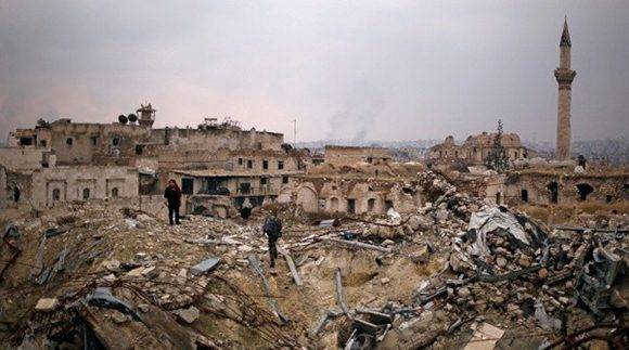 Los desastres de la guerra en Alepo. Foto: Reuters. 