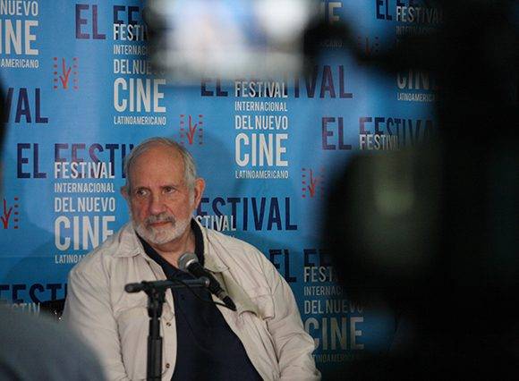 Brian de Palma en Festival de Cine de La Habana. Foto: José Raúl Concepción/ Cubadebate.