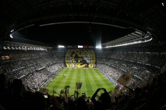 Estadio Santiago Bernabéu, donde hace las veces de local el equipo blanco. Foto: Marca.