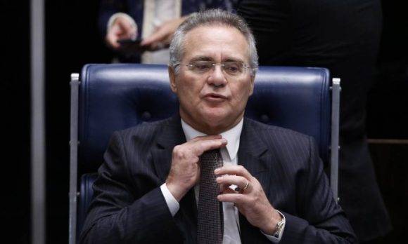 Renan Calheiros, presidente del Senado brasileño. Foto: O Globo.
