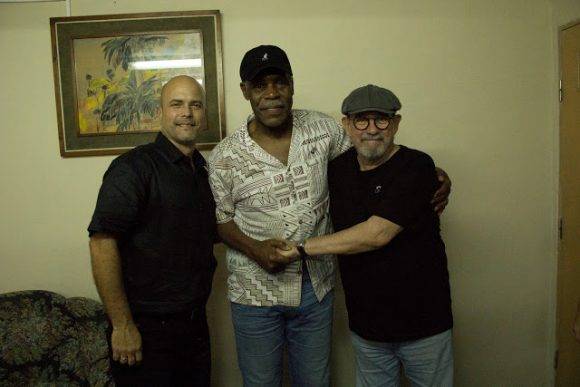 Gerardo, Danny Glover y Silvio. Foto: Pepín, el Obrero/ Segunda Cita