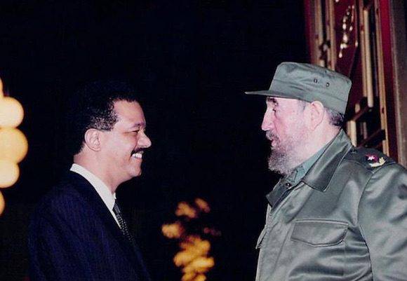 Leonel Fernández y Fidel.