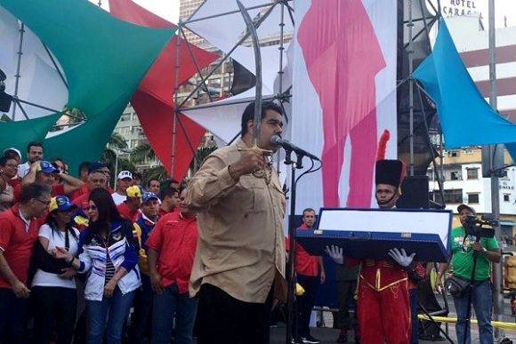 Presidente Maduro denuncia nueva campaña financiera contra su país. Foto: Correo del Orinoco.