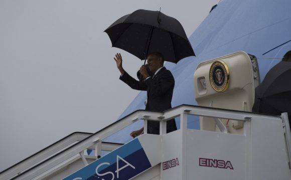 La llegada de Obama. Foto: Ismael Francisco/ Cubadebate