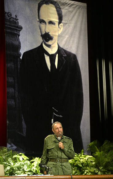Fidel Castro. Foto tomada del sitio Fidel Soldado de las Ideas.