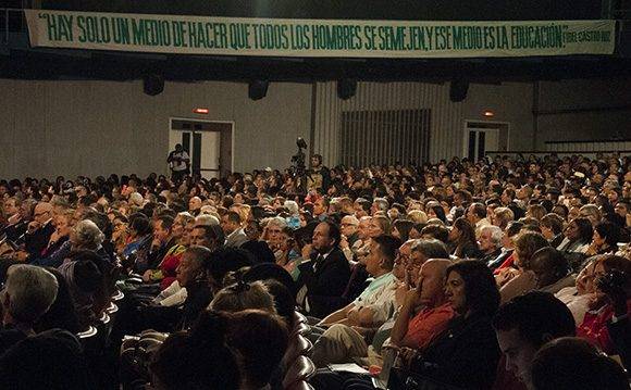 Inauguración de Pedagogía 2017 en el Karl Marx. Foto: L Eduardo Domínguez/ Cubadebate