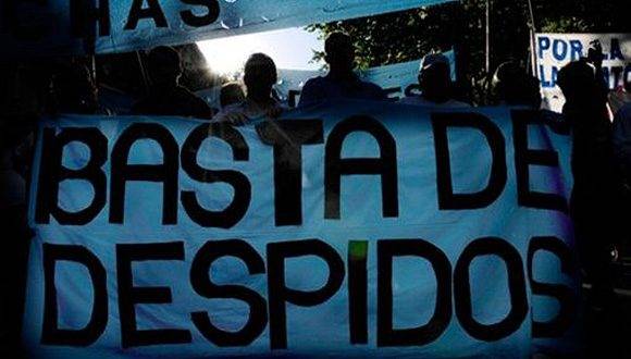 El 75 por ciento de los consultados señala al Poder Ejecutivo argentino, dirigido por Mauricio Macri, como el responsable de la inseguridad laboral y económica. Foto: La Radio del Sur
