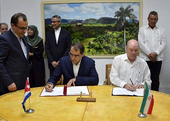 Cuba and Iran sign Collaboration Agreements