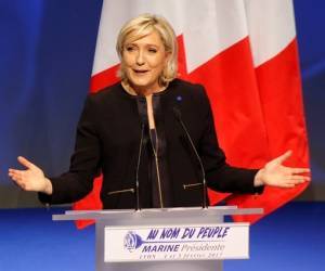 La candidata ultraderechista a la presidencia de Francia, Marine Le Pen. Foto: AP.