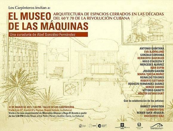 La exposición El Museo de las Máquinas quedará inaugurada hoy. Imagen cortesía del curador Abel González.