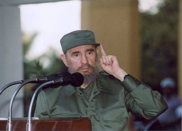 Fidel Castro. Foto tomada del sitio Fidel Soldado de las Ideas.