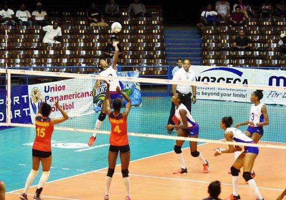 Encuentro de Voleibol juvenil Cuba-Colombial. Cuba, Deportes.