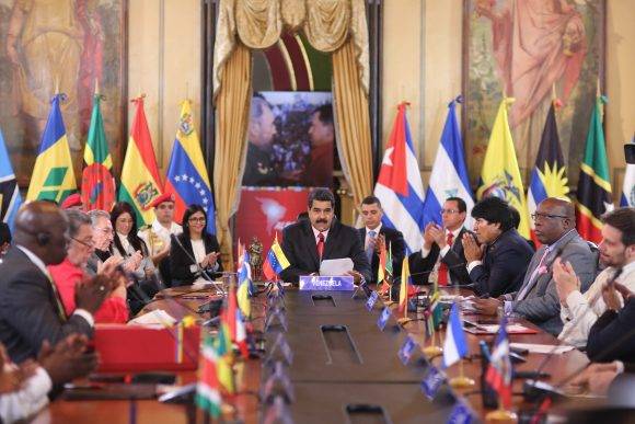 Clausura de la XVI cumbre de los países de la Alianza Bolivariana para los pueblos de Nuestra América.