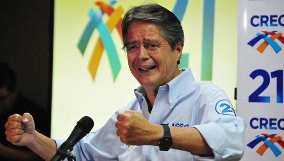 Guillermo Lasso, candidato de la derecha en Ecuador. Foto: Jorge Guzmán/ El Universo.