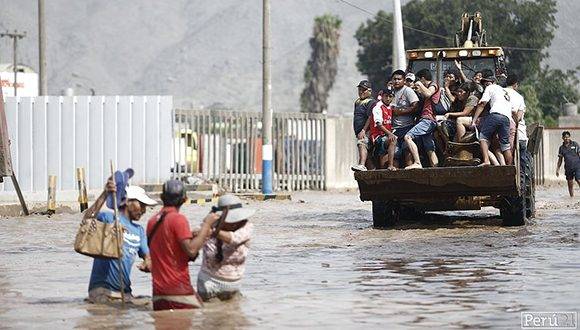 Decenas de muertos y 72 mil damnificados en Perú por las lluvias y las riadas. Foto: Perú21.