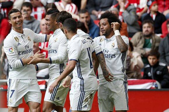 El Real Madrid es líder en la Liga Santander. Foto: EFE.