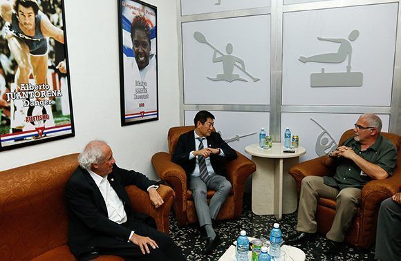 President of the International Gymnastics Federation visits Cuba