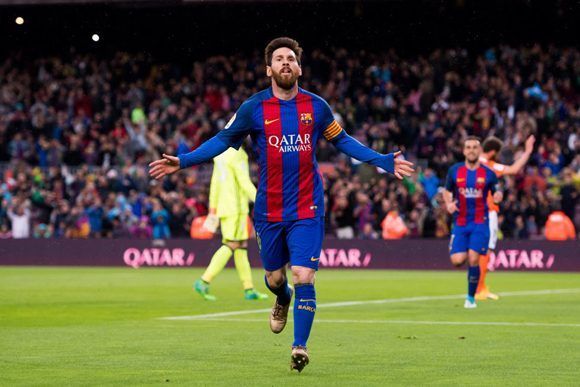 Messi fue sustituido 25 minutos antes del final, pero tuvo tiempo de marcar otros dos goles y reafirmarse como Pichichi de La Liga. Foto: Getty Images. 